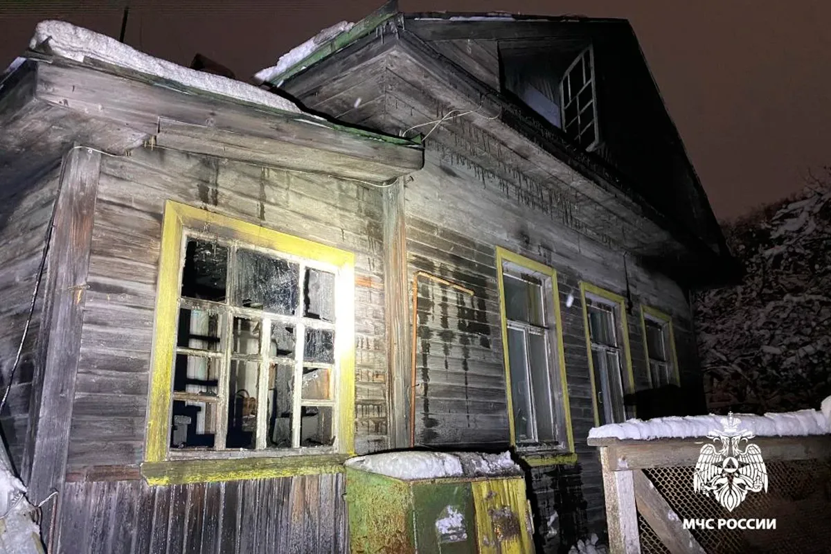 В Вологде пожар унес жизнь пожилого мужчины