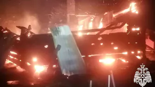 Пенсионер погиб во время пожара в Вологодской области 