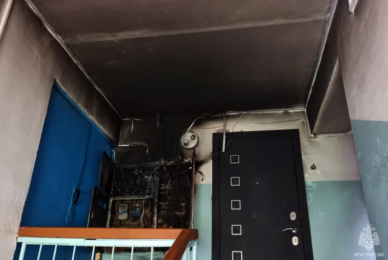 Женщину с ребенком спасли на пожаре в Вологодской области
