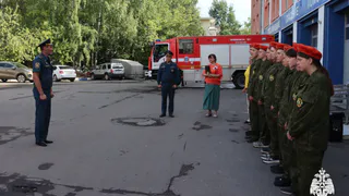 46 подростков в Вологодской области освоят профессию пожарных в летнем отряде "Дозор-01"