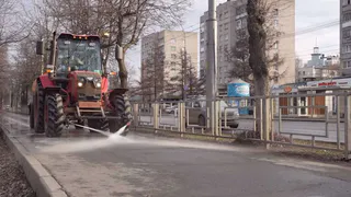 Вологда перешла на карусельную уборку улиц к майским праздникам