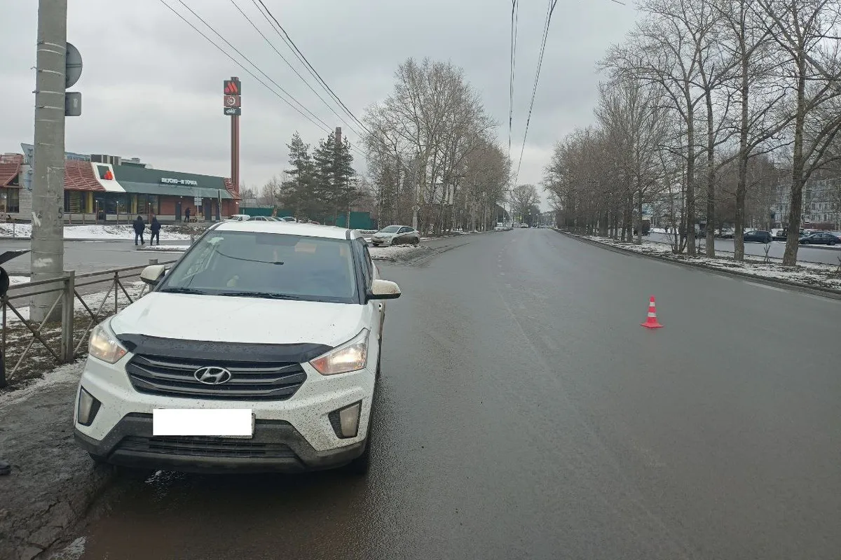 В Вологде сбитый велосипедист скрылся с места ДТП, но обратился в больницу