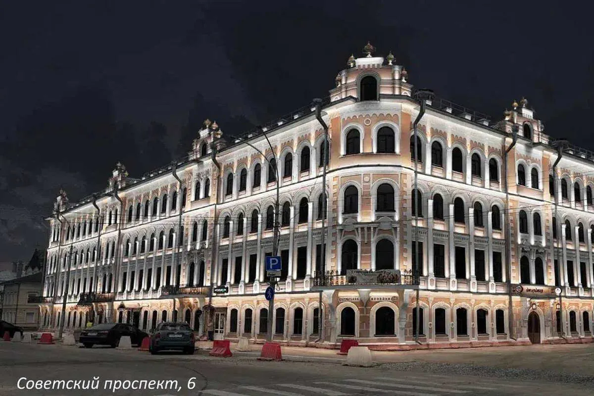 В Вологде в 2026 году установят архитектурную подсветку на 40 зданиях, включая драмтеатр и будущий ЗАГС