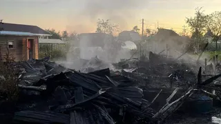 В Вологодской области трое мужчин погибли при пожаре в дачном доме