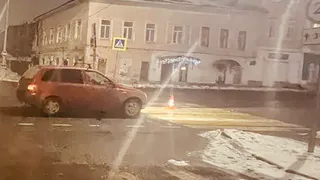 В Вологодской области начинающий водитель сбил девушку на пешеходном переходе