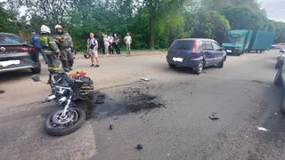 Мотоциклист госпитализирован после столкновения с автомобилем в Вологде