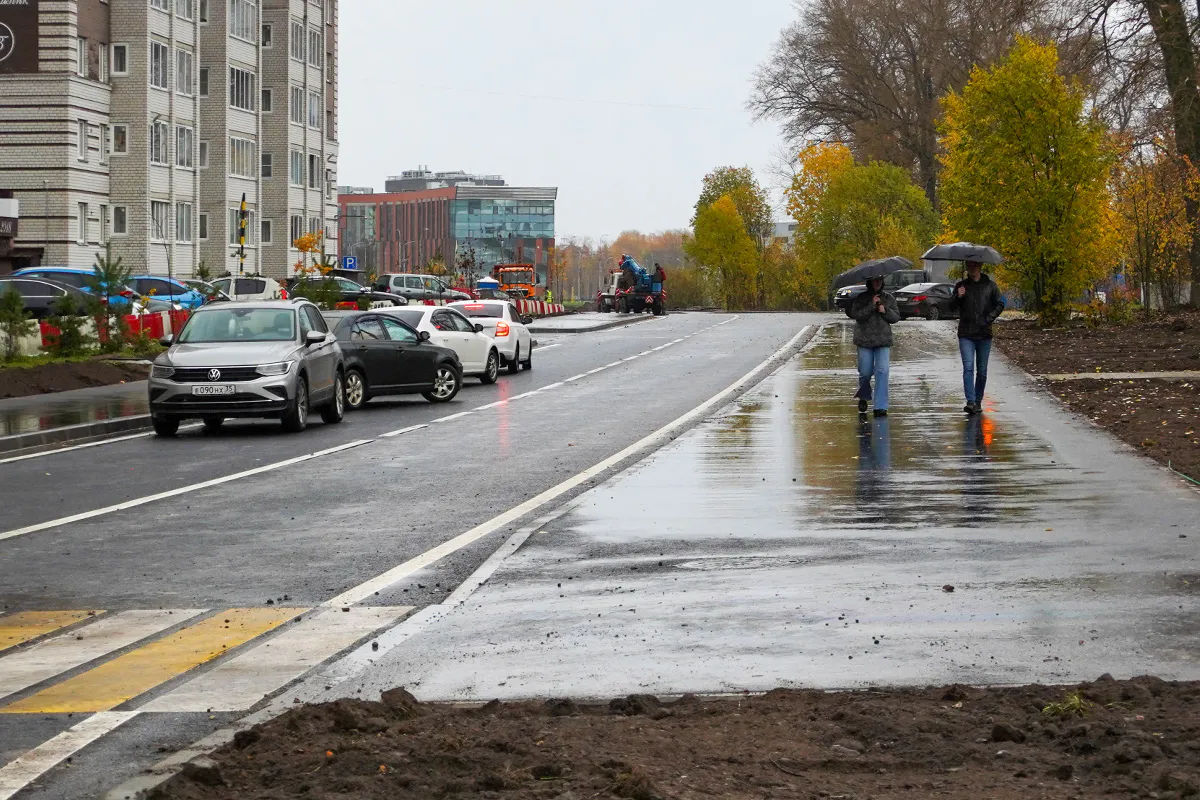 В Вологде расширяют пешеходную зону на улице Молодежной после просьб горожан