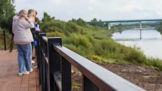 В Вологодской области открыли новую видовую площадку у храма