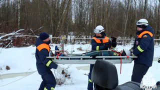 Вологодские спасатели отработали действия при зимних происшествиях