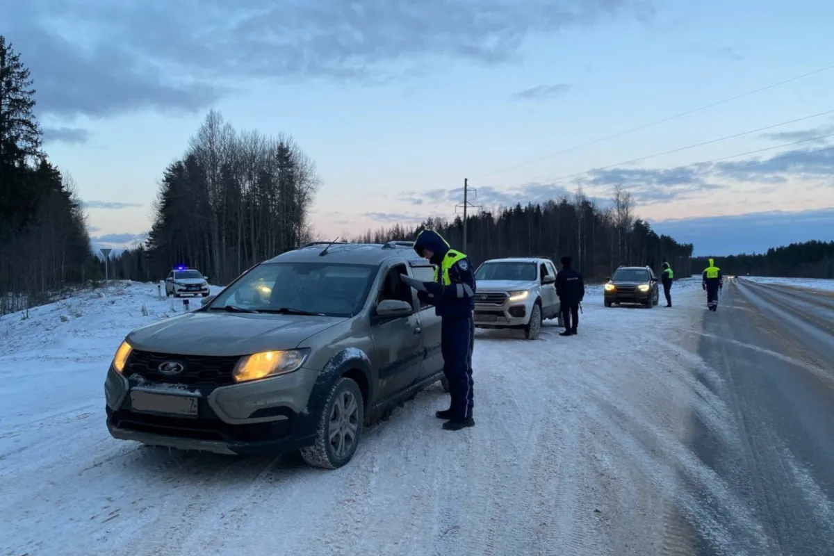 37 водителей задержаны в нетрезвом состоянии на Новый год в Вологодской области