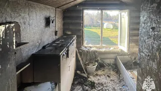В Вологодской области мать с тремя детьми выбралась из горящего дома до приезда пожарных