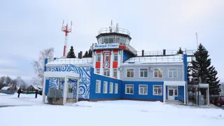 Вологодская область предстает во всей своей красе перед пассажирами аэропорта Великого Устюга