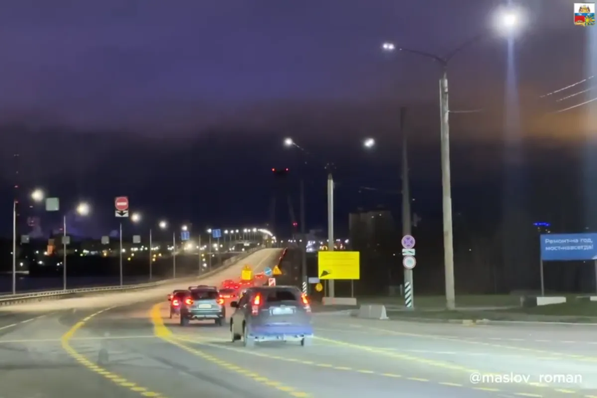 В Вологодской области открыли движение по пяти полосам Октябрьского моста