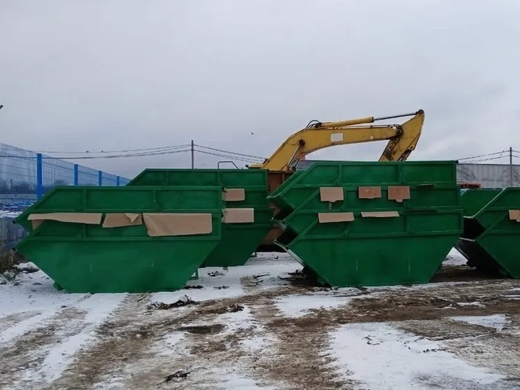 Вологда закупилась бункерами для крупногабаритного мусора
