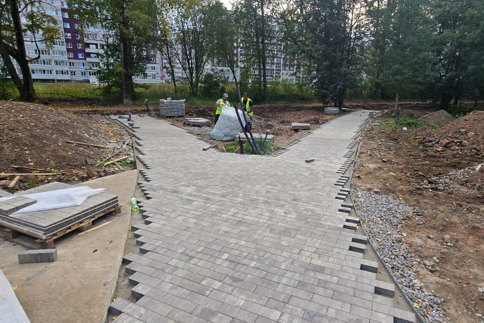 Благоустройство Осановской рощи в Вологде вышло на финишную прямую