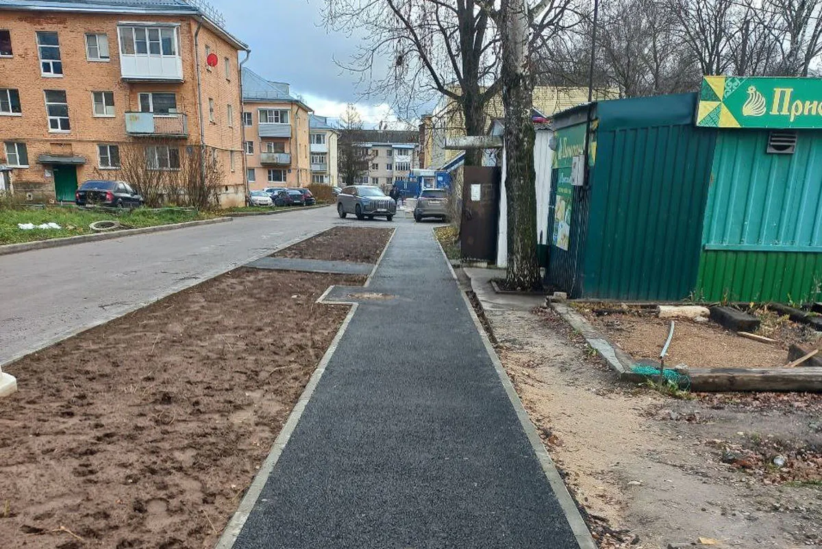 В Вологодской области благоустроили территорию, пострадавшую из-за ремонта теплосети