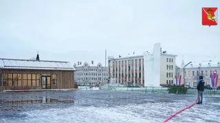 39 тысяч вологжан и гостей города посетили каток на площади Революции