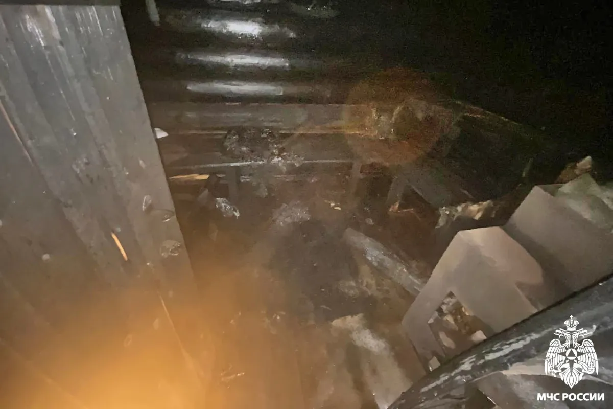 В Вологодской области мужчина пострадал при пожаре в бане из-за печи