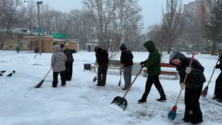 В Вологде молодежь подключилась в уборке города от снега