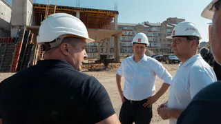 Георгий Филимонов проинспектировал ход строительства пяти объектов в Вологде