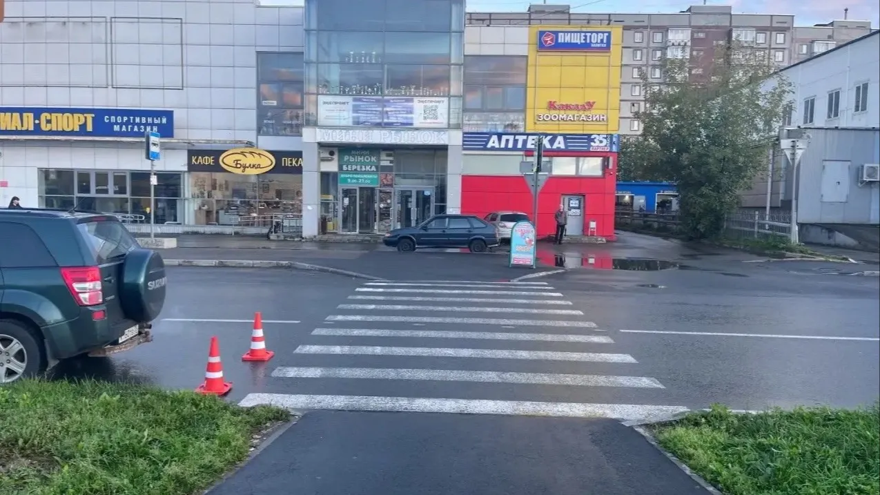 В Вологодской области водитель Suzuki сбил 11-летнюю девочку на переходе