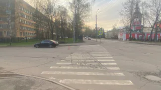 В Вологде водитель «Джили» сбил пешехода на переходе