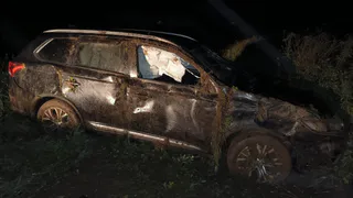 Молодая водительница в Вологодской области перевернулась в кювет на иномарке 
