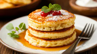 Теперь готовлю только такой завтрак: Нежные творожные оладьи на кефире — вкуснее сырников