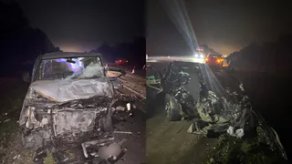 Три человека пострадали в Вологодской области в лобовой аварии с двумя иномарками