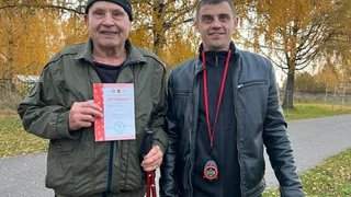 Житель Вологодской области в 85 лет сдал нормативы на "золотой" значок ГТО