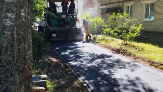 В Вологодской области благоустроили тротуар за 2,6 миллиона рублей