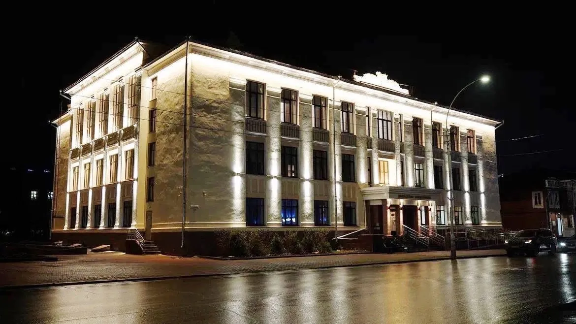 Вологодская библиотека обрела яркую подсветку