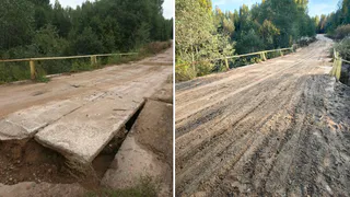 В Вологодской области восстановили ключевой мост, поврежденный ливнями