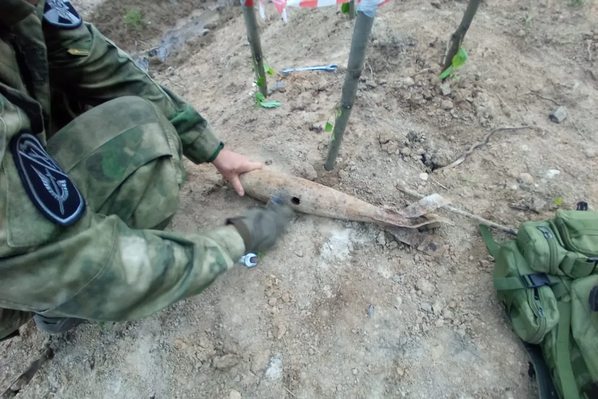 В Вологодской области обнаружен предмет, похожий на боеприпас
