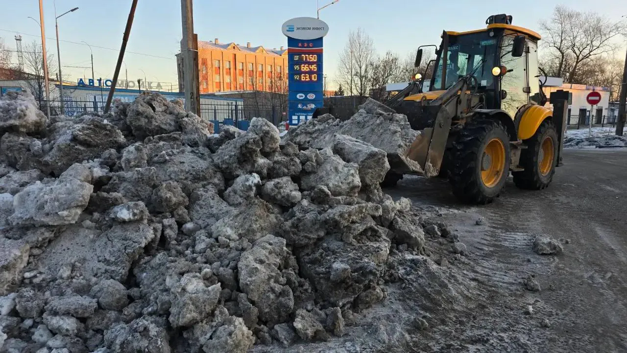 Более 22 500 кубометров снега вывезено с улиц Вологды