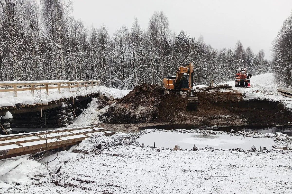 Новый мост в Вологодской области соединит деревню с "большой землей"