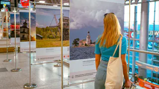 В аэропорту Домодедово открыта фотовыставка с красотами Вологодской области