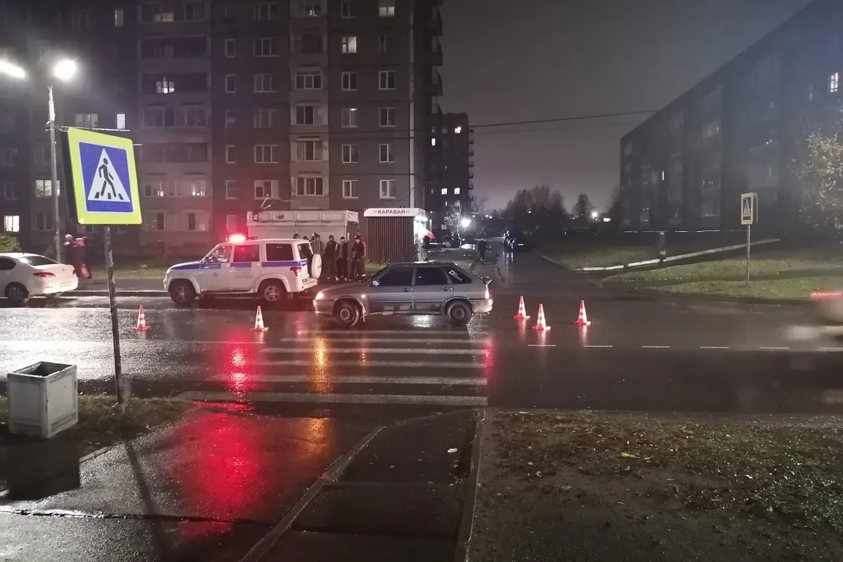 В Череповце 19-летний водитель ВАЗа сбил мужчину на пешеходном переходе
