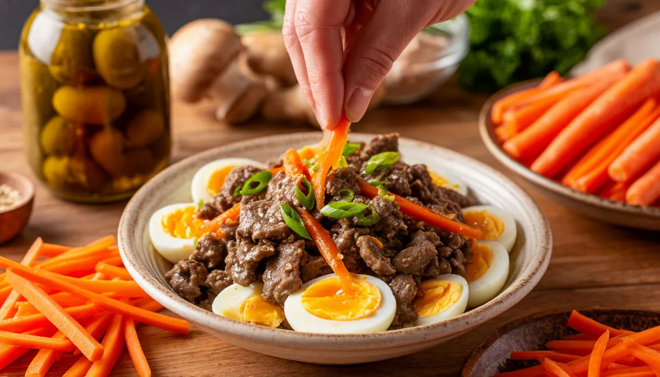 Новогодний салат «Курочка Ряба»: невероятно вкусное блюдо гости будут уплетать за обе щеки — готовьтесь раздавать рецепт