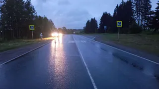 В Вологодской области водитель сбил подростка на пешеходном переходе и скрылся