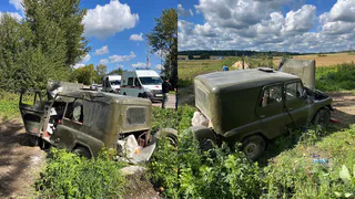 Двое детей и трое взрослых пострадали в Вологодской области в слетевшем в кювет "УАЗе"