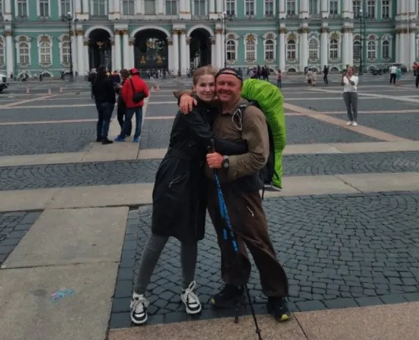 Медик из Вологодской области прошел пешком путь от Вологды до Санкт-Петербурга