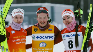 Вологжанка Алина Пеклецова завоевала серебро в скиатлоне на этапе Кубка России
