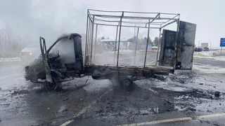 Под Вологдой в результате аварии сгорели два автомобиля
