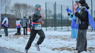 В Вологде успешно прошёл зимний полумарафон