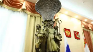 Георгий Филимонов показал макет фонтана, который вернут Вологде к 880-летию