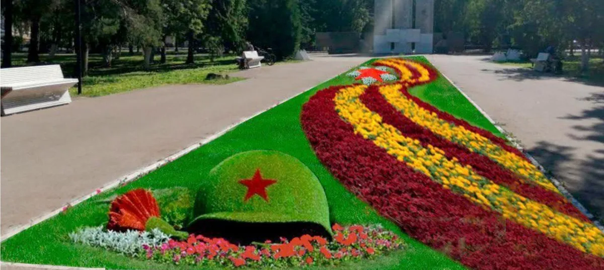 В Вологде к 80-летию Победы высадят 20 тысяч цветов и украсят город флагами и муралами