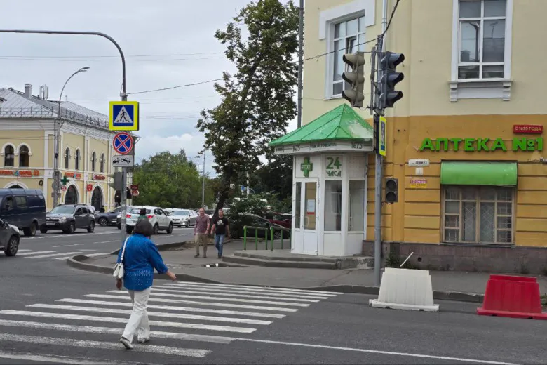 В Вологде вводят временные светофоры из-за масштабного ремонта улицы Мира