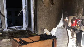 В Вологде из загоревшейся девятиэтажки пожарные спасли спящего мужчину