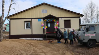 Новое здание сельской амбулатории отрыли в одном из округов Вологодской области
